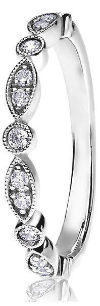 ROUND BRILLIANT CUT VINTAGE SHARED CLAW - 0.24ct