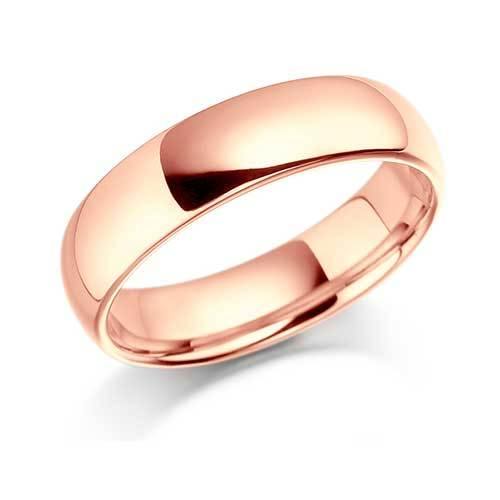Rocks Gents Gold Plain Polished Wedding Band - Rocks Jewellers