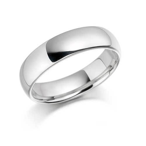 Rocks Gents Gold Plain Polished Wedding Band - Rocks Jewellers