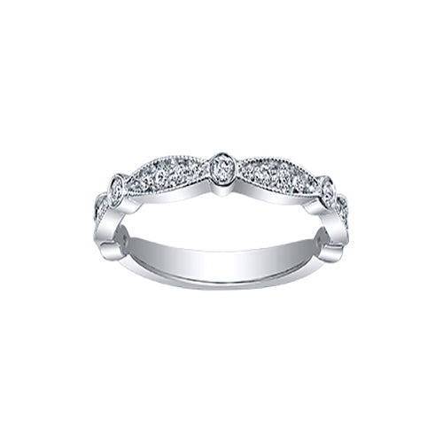 Ladies Curved Wedding Ring