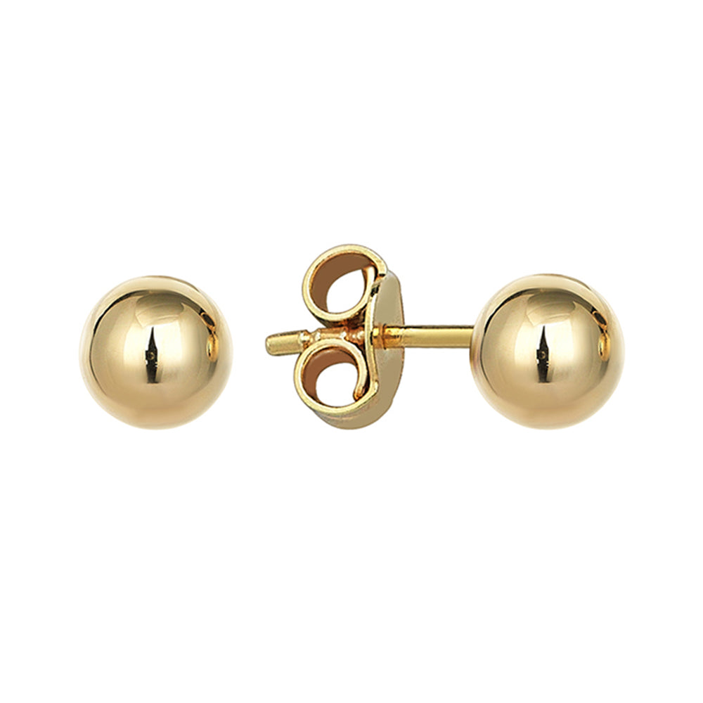 Ball Stud Earrings 4mm