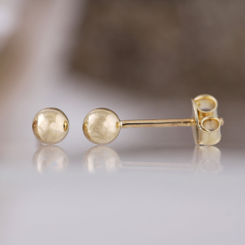 Ball Stud Earrings 3mm