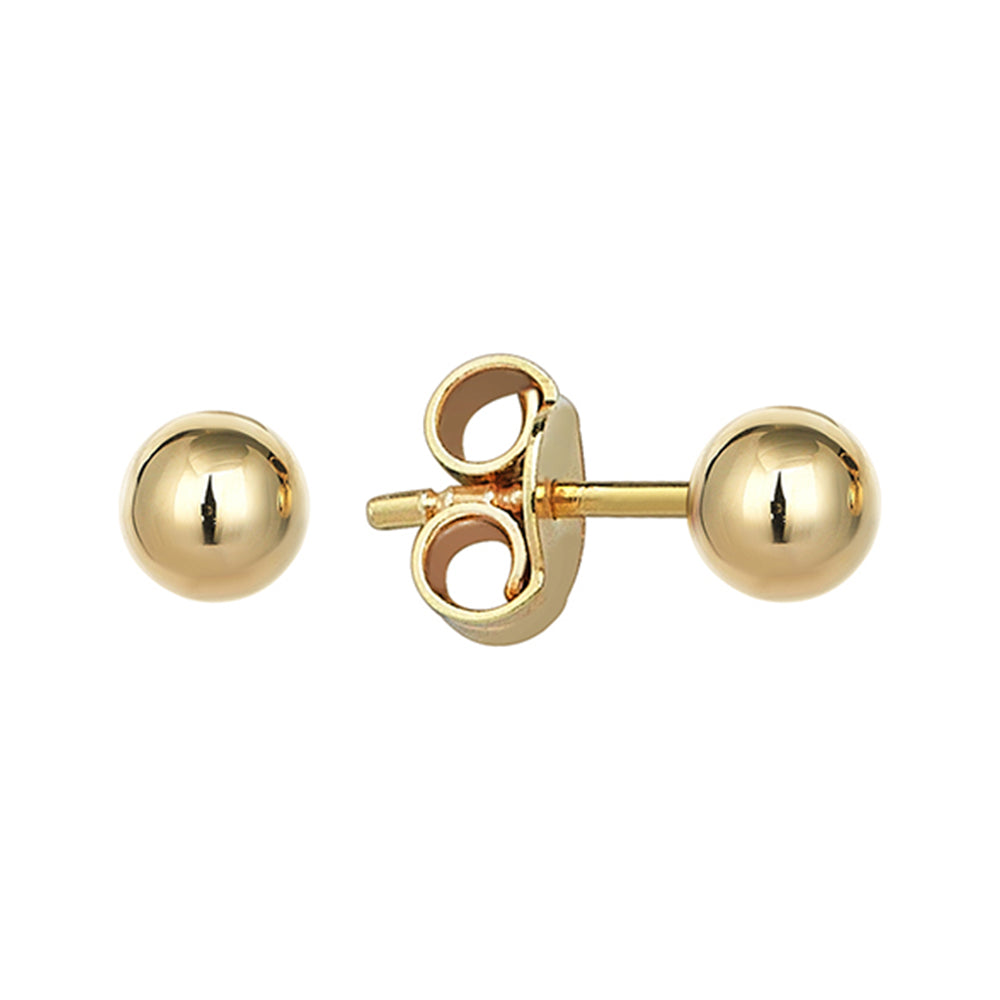 Ball Stud Earrings 3mm