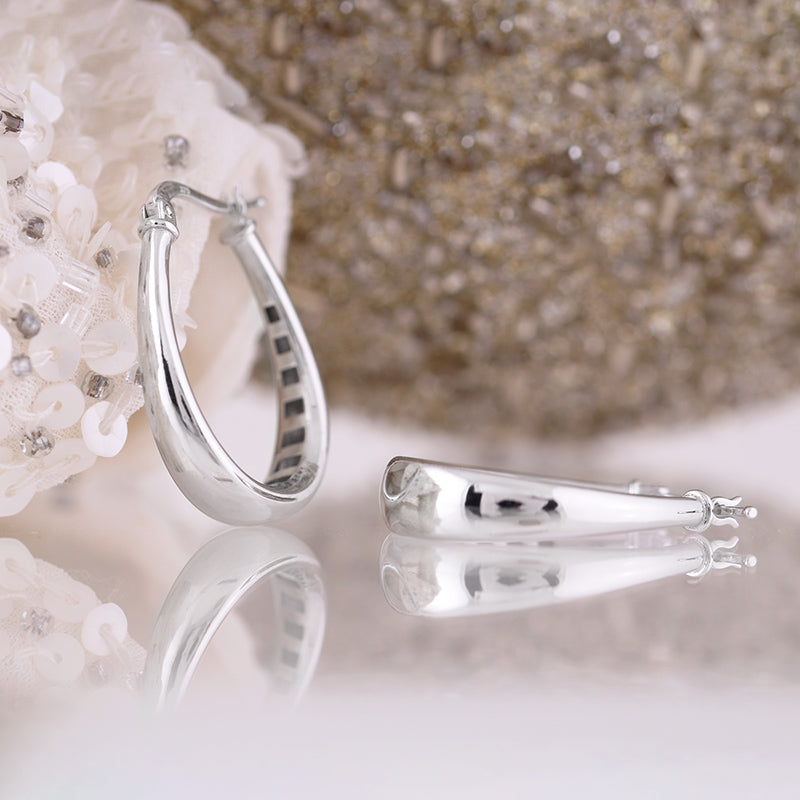 Horseshoe Hoop Earrings