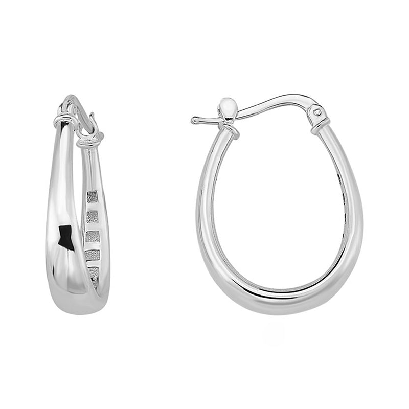 Horseshoe Hoop Earrings