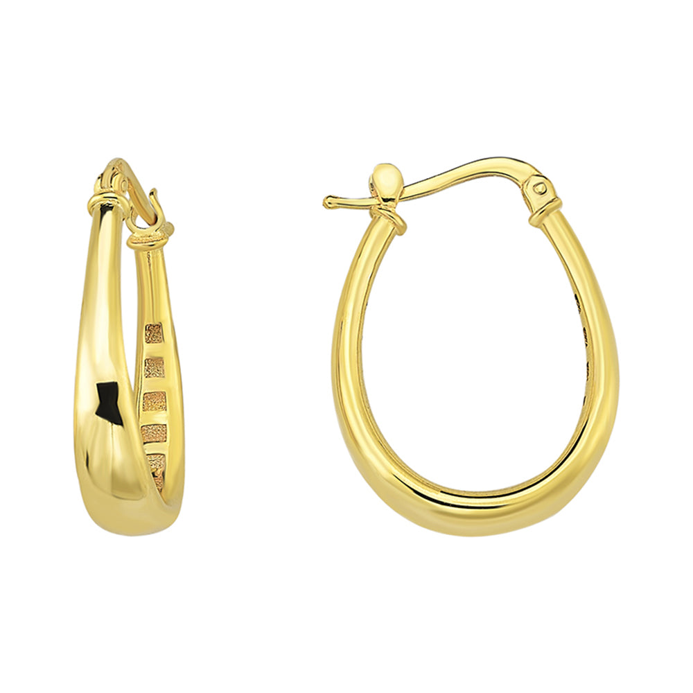 Horseshoe Hoop Earrings