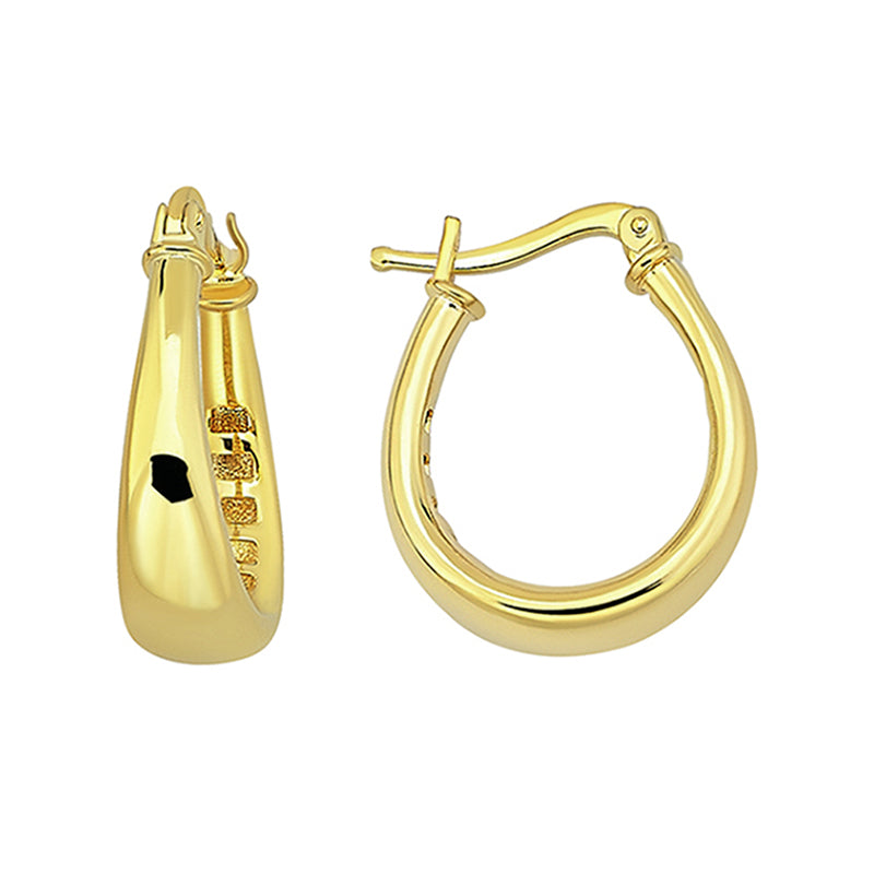 Horseshoe Hoop Earrings