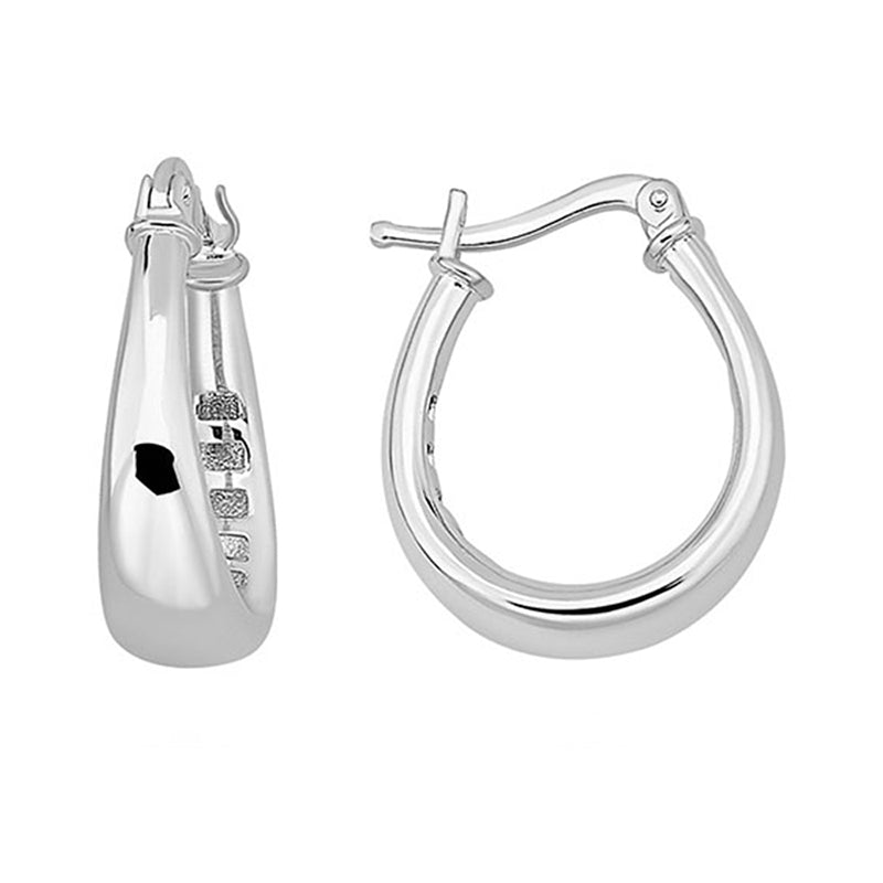 Horseshoe Hoop Earrings