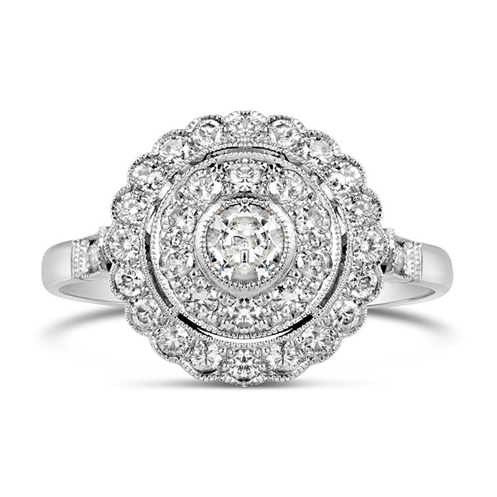 Diamond Target Ring