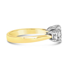 Load image into Gallery viewer, Oval &amp; Round Brilliant Three Stone Engagement Ring 1.63ct - Laboratory Grown Diamonds