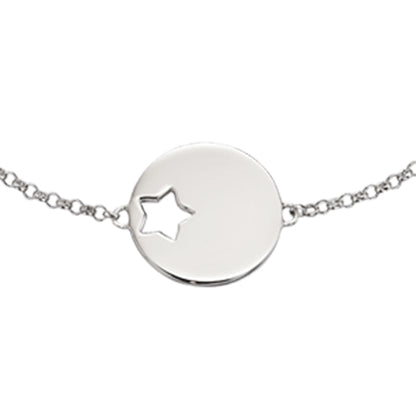 Zoe Cut out Star Disc Beacelet