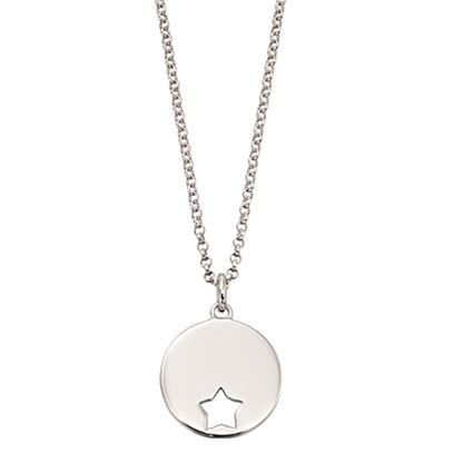 Gia Cut Out Star Disc Pendant