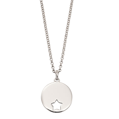 Little Star Gia Cut Out Star Disc Pendant