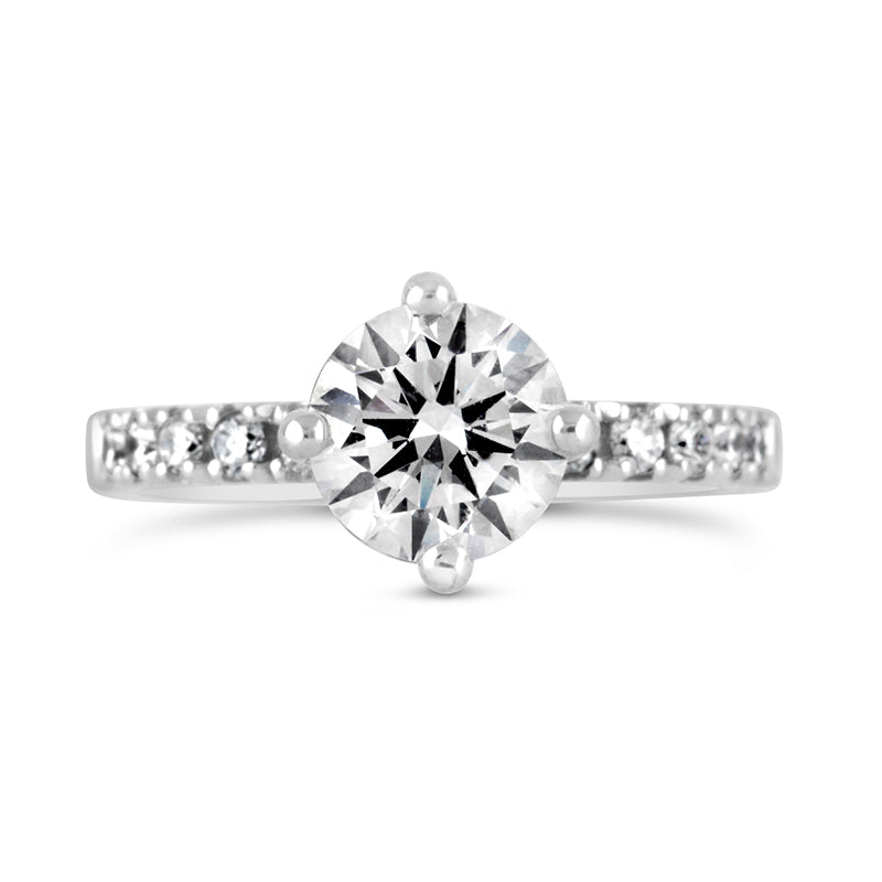 Round Brilliant Solitaire Engagement Ring 1.25ct