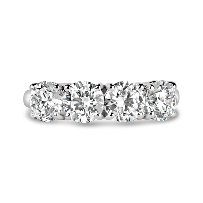 Rocks Four Stone Diamond Eternity Ring - Laboratory Grown Diamonds