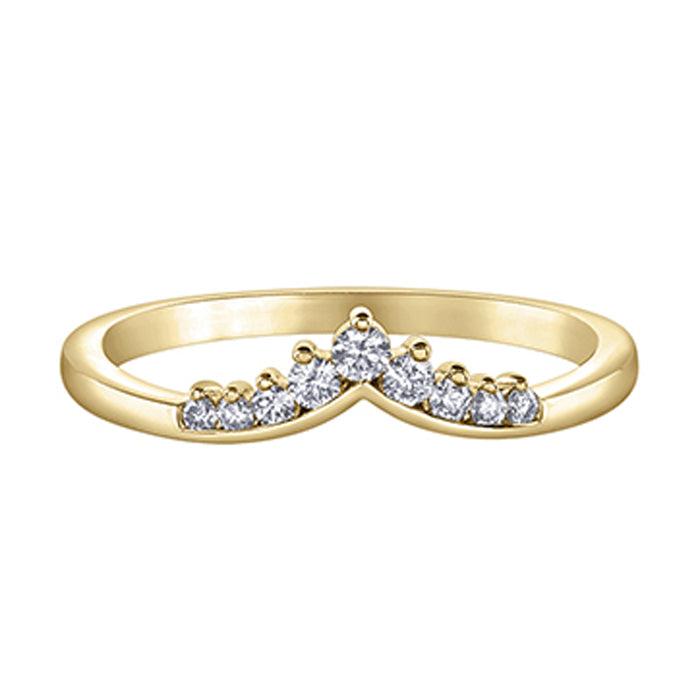 Diamond Wishbone Ring