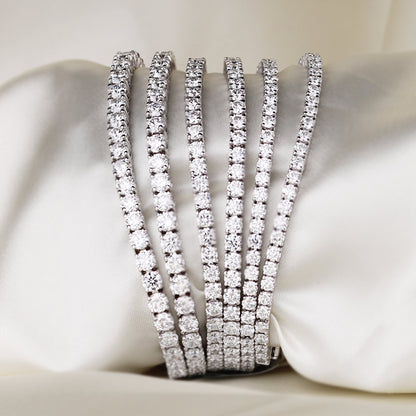 Rocks Diamond Tennis Bracelet - 4.42ct - Laboratory Grown