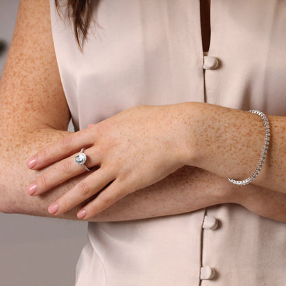 Rocks Diamond Tennis Bracelet - 4.42ct - Laboratory Grown