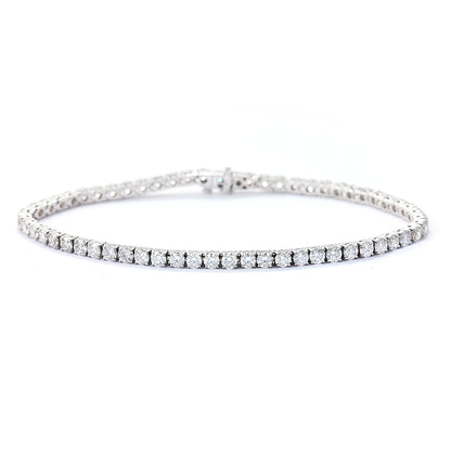 Rocks Diamond Tennis Bracelet - 4.42ct - Laboratory Grown