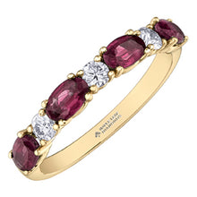 Load image into Gallery viewer, Rocks Ruby &amp; Diamond Ring