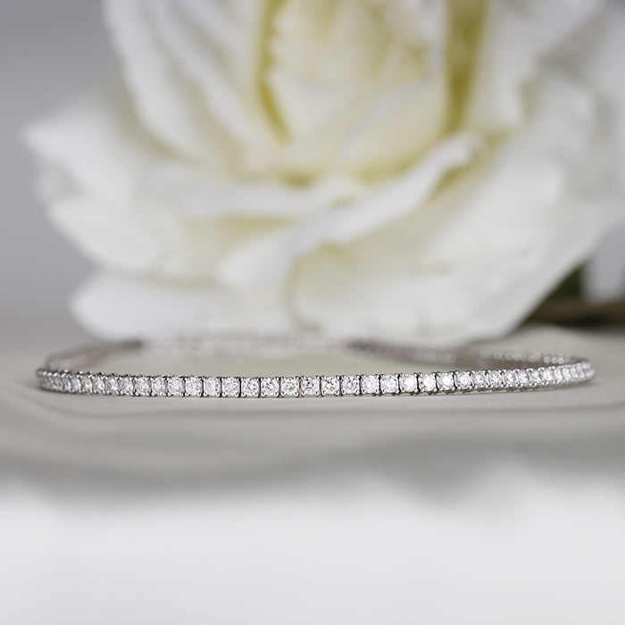 Rocks Diamond Tennis Necklace 10.12ct