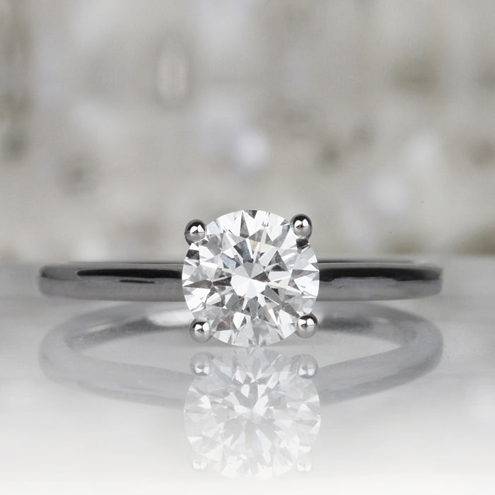 Round Brilliant Solitaire Engagement Ring 1.06ct