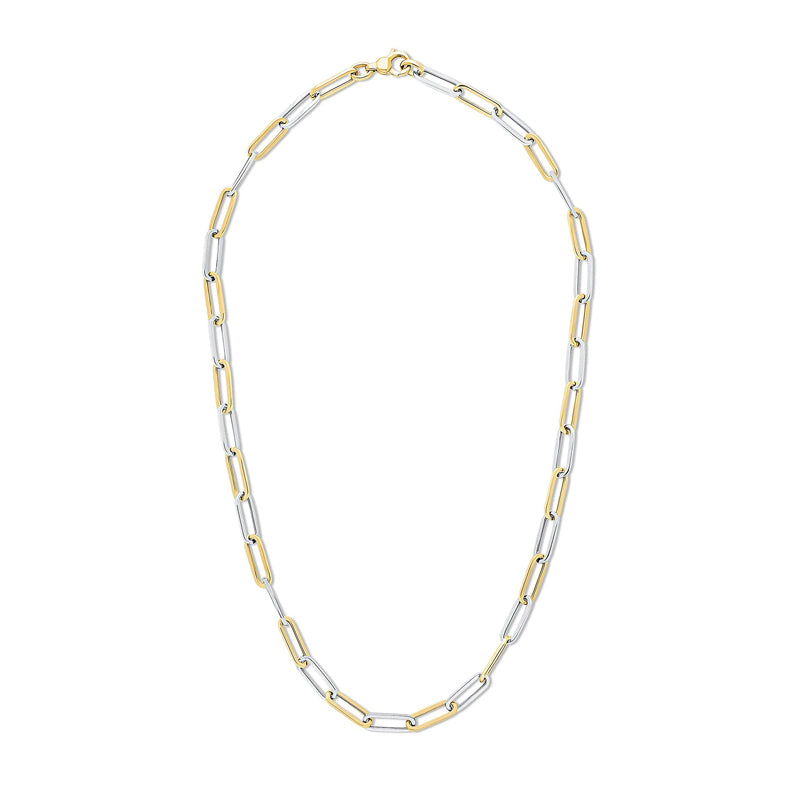 Two Tone Paparlink Chain Necklace