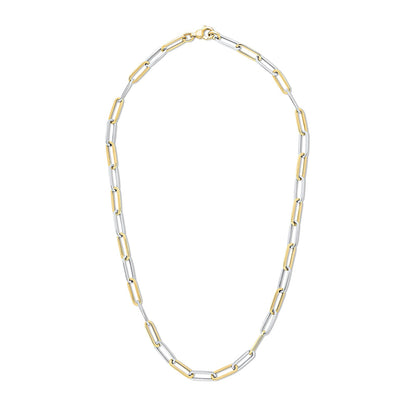 Two Tone Paparlink Chain Necklace