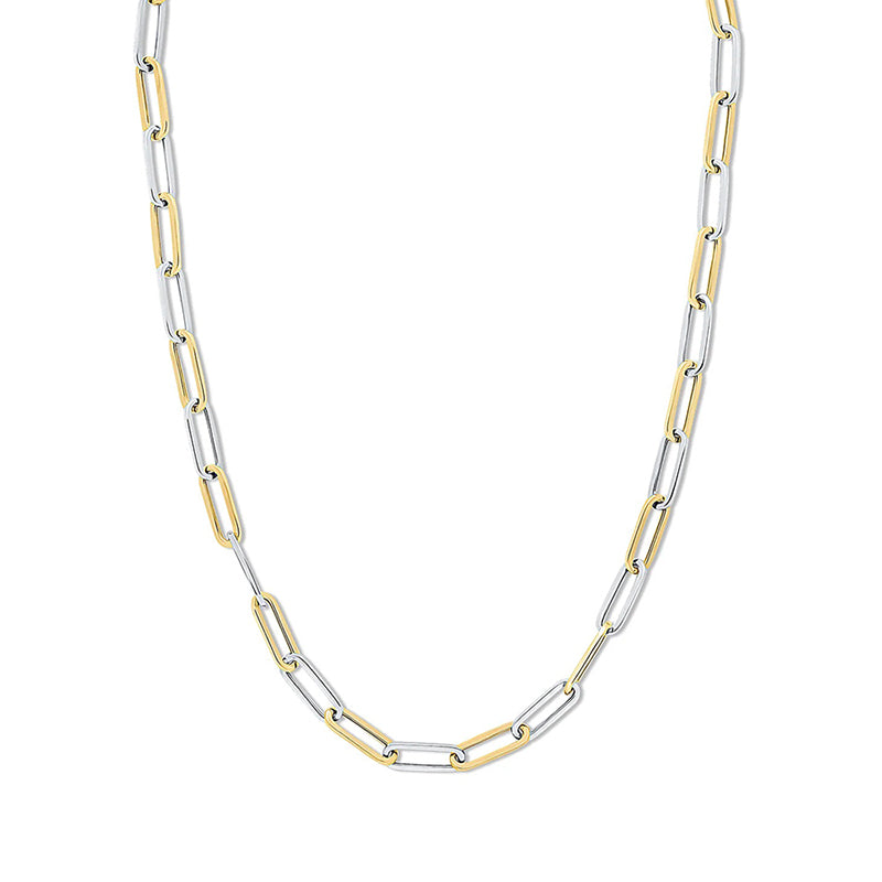 Two Tone Paparlink Chain Necklace