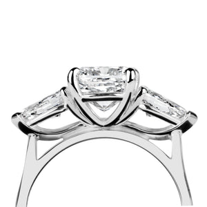 Rocks 3 Stone Diamond Engagement Ring 3.54ct - Laboratory Grown Diamonds