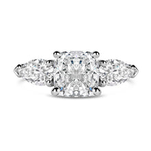 Load image into Gallery viewer, Rocks 3 Stone Diamond Engagement Ring 3.54ct - Laboratory Grown Diamonds