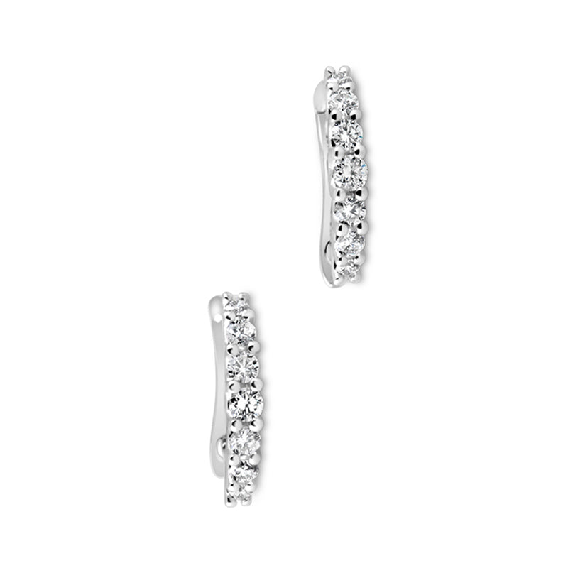 Diamond Hoop Earrings