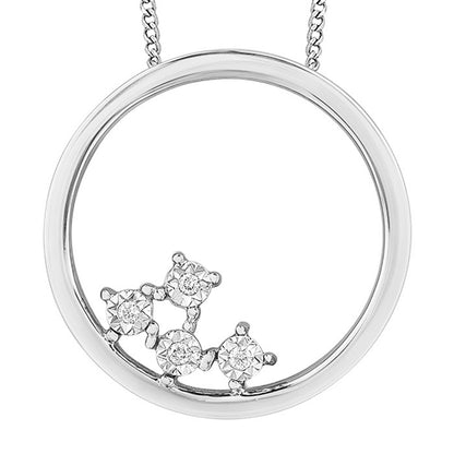 Diamond Circle Pendant