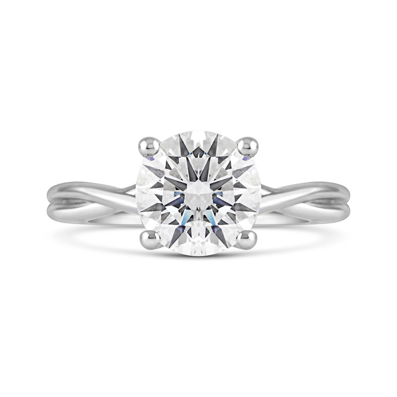 Round Brilliant Solitaire Engagement Ring 1.54ct