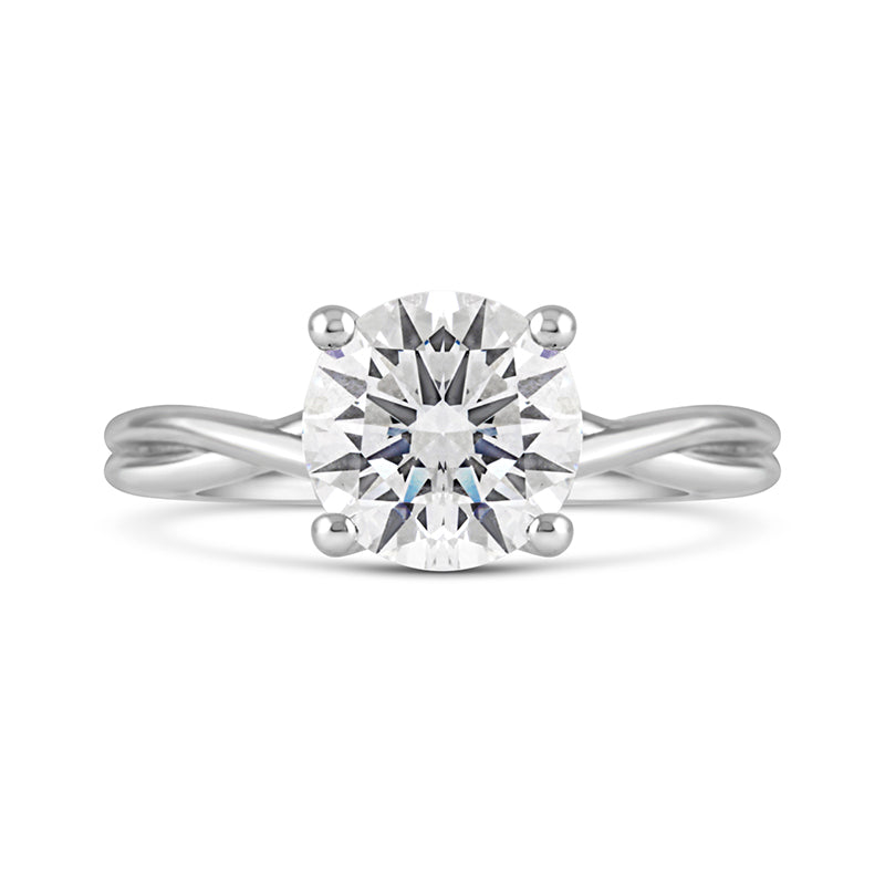 Round Brilliant Solitaire Engagement Ring 1.54ct