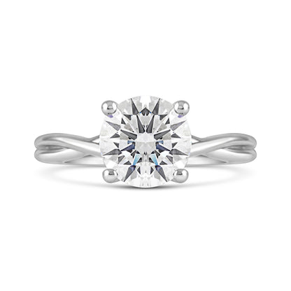 Round Brilliant Solitaire Engagement Ring 1.54ct