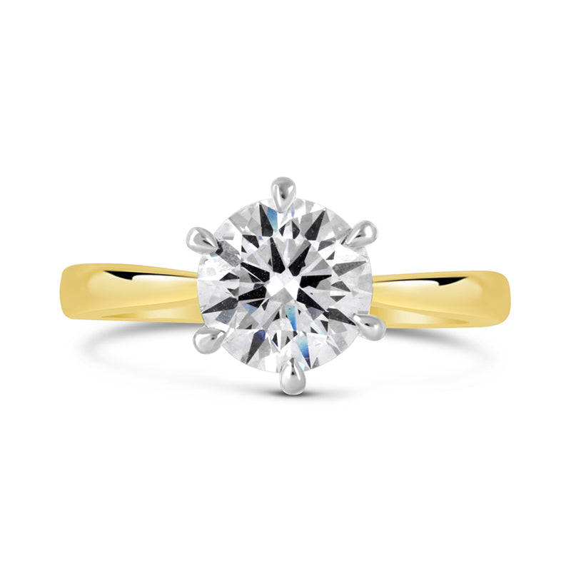 Round Brilliant Cut Engagement Ring 1.51ct