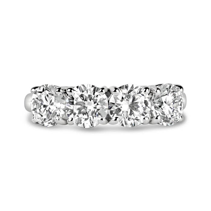 Platinum Four Stone Diamond Eternity Ring - 2.01ct