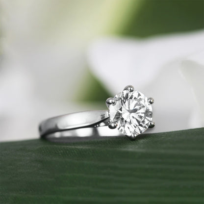 Round Brilliant Cut Engagement Ring 1.59ct