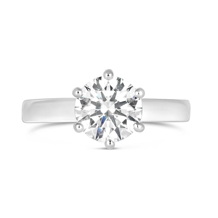 Round Brilliant Cut Engagement Ring 1.59ct