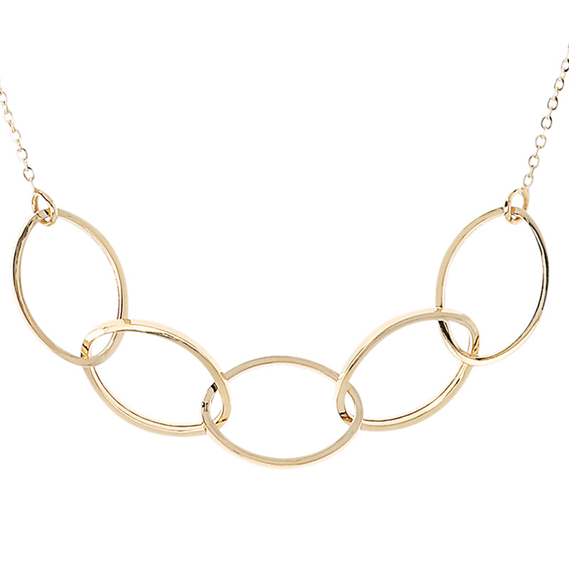 Oval Hoop Chain &amp; Necklace