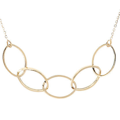 Oval Hoop Chain &amp; Necklace