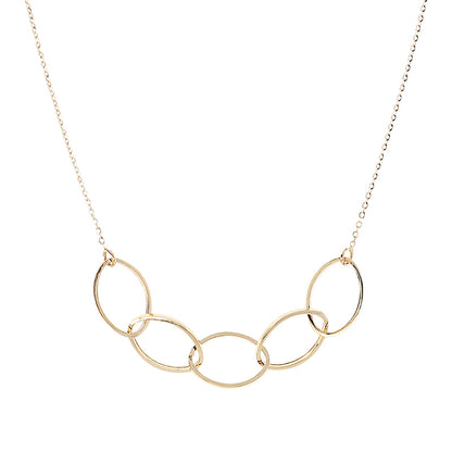 Oval Hoop Chain &amp; Necklace