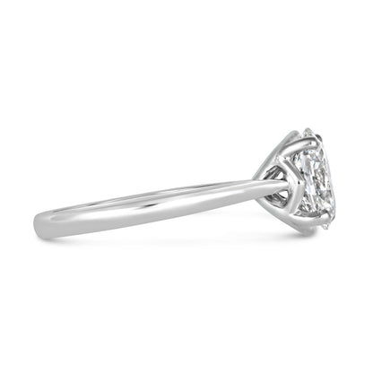 Oval Solitaire Engagement Ring 1.65ct