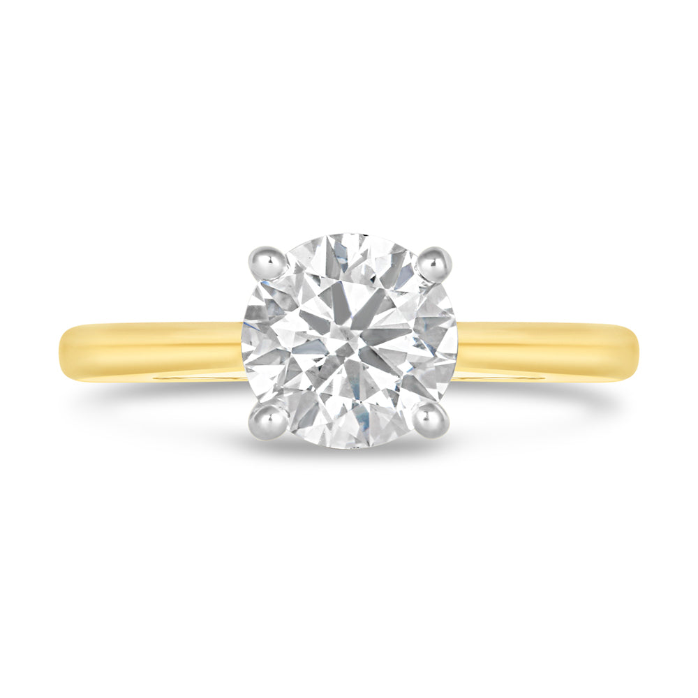 Round Brilliant Soliitaire Engagement Ring 1.75ct