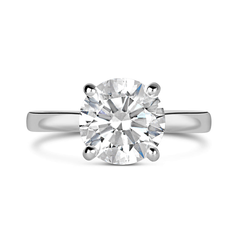 4 Claw Solitaitre Engagement Ring 2.53ct