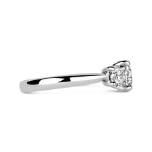 Load image into Gallery viewer, 3 Stone Round Brilliant Solitaire Engagement Ring 2.09ct