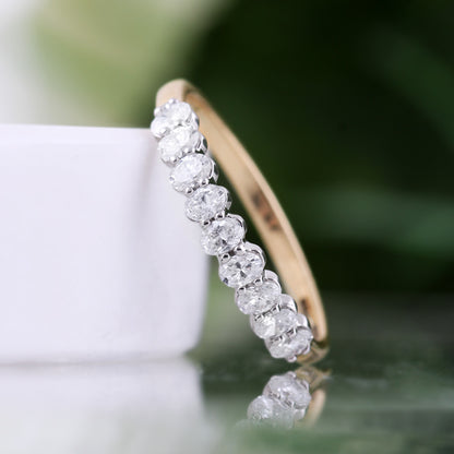 Solitaire Engagement Wedding And Eternity Rings Oval Diamond