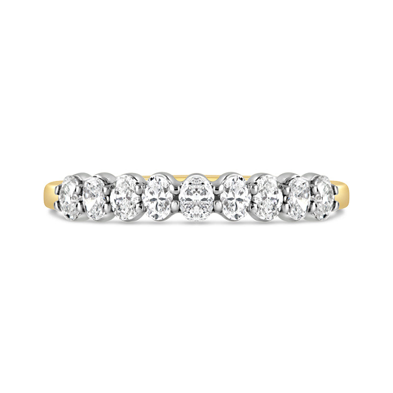 Oval Diamond Eternity Ring 0.36ct