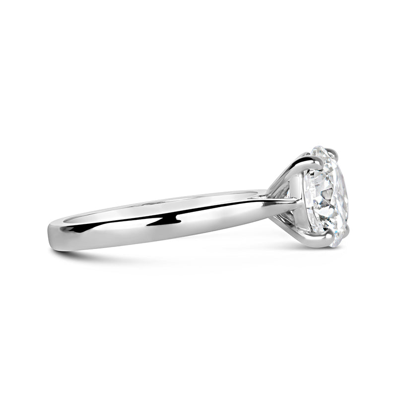 4 Claw Solitaitre Engagement Ring 2.05ct